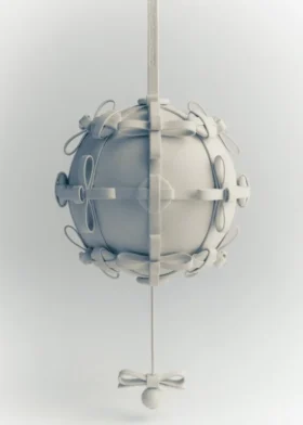 Button Bow Sphere Edition Porzellan