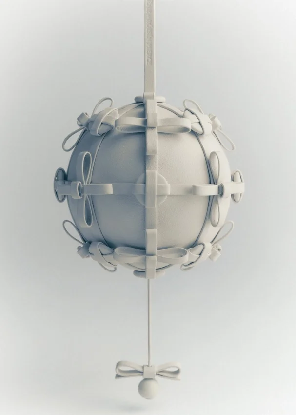 Button Bow Sphere Edition Porzellan