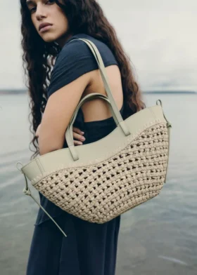 Cyme Mini-Edition Raffia-Lorbeer