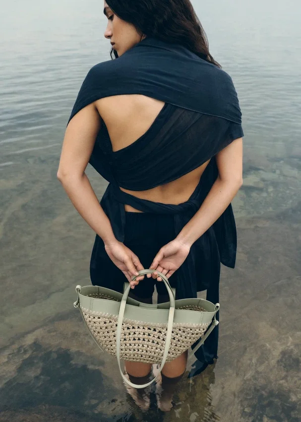 Cyme Mini-Edition Raffia-Lorbeer