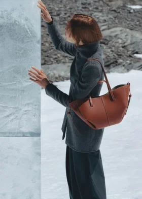Cyme Mini Edition strukturierter Cognac