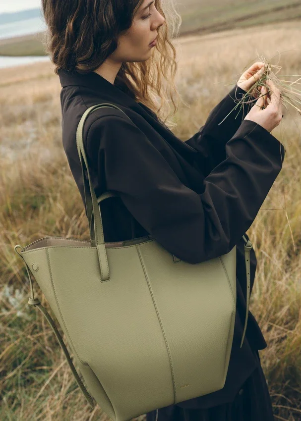 Cyme Tote Edition, strukturiert, Linden