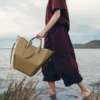 Cyme Tote Edition, strukturiert, rauchiges Oliv