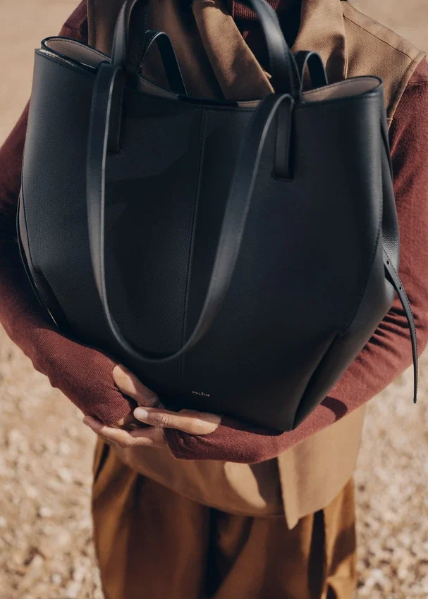 Cyme Tote Edition, strukturiertes Schwarz