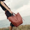Cyme Tote Edition, strukturiertes Terrakotta