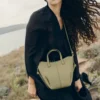 Cyme Tote Nano Edition, strukturiert, Linden