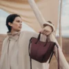 Cyme Tote Nano Edition, strukturiertes Black Cherry