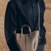 Cyme Tote Nano Edition, strukturiertes Taupe