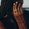 Eroz-Ring Edition Duo aus Palladium mit 24-Karat-Vergoldung