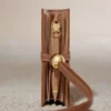 Kayé Kartenetui Edition Textured Duo Camel
