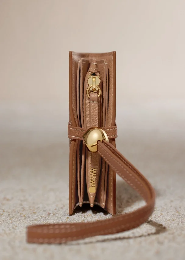 Kayé Kartenetui Edition Textured Duo Camel