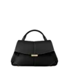 Mokki Mini Edition strukturiert schwarz mit ecrufarbenen Nähten