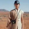 Numéro Sept Crossbody Wallet Edition, strukturiert, schwarz