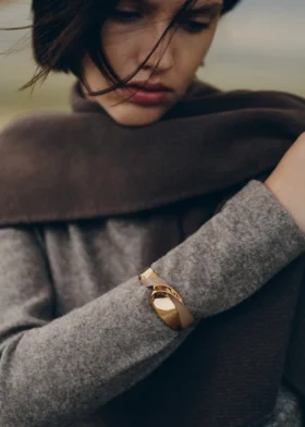 Éole Cuff Edition Taupe Leder