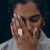 Éole Draped Ring Edition, 24-Karat-vergoldet