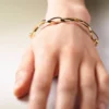 Éole-Kettenarmband, Edition mit Karatgoldvergoldung