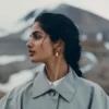 Éole-Ohrringe, 24-Karat-vergoldet