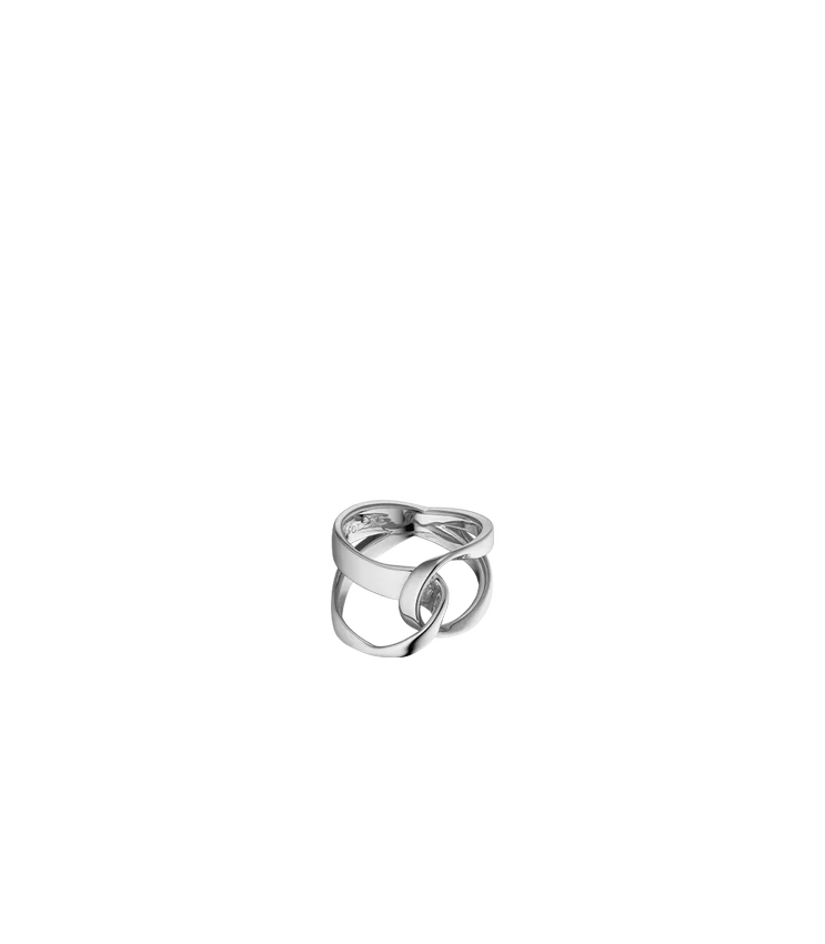 Éole-Ring Edition Silber aus rhodiniertem Messing