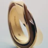 Ormé-Ring Edition, vergoldet mit Kamelleder