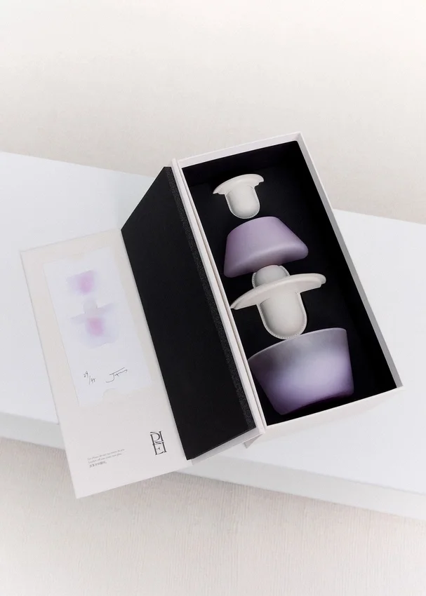 Uzlo-Skulptur, Edition „Lavender Dew“